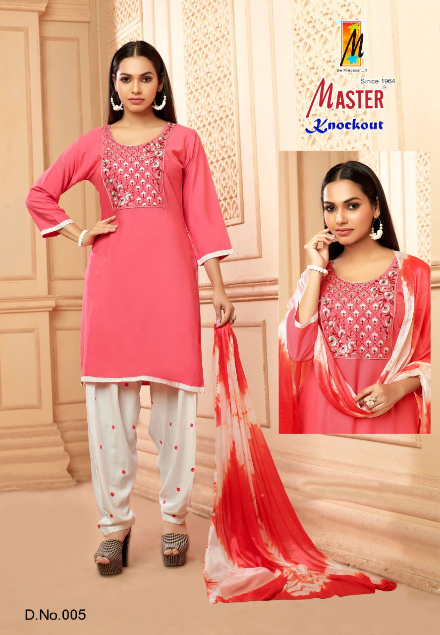 Master Knockout Regular Wear Wholesale Readymade Suits